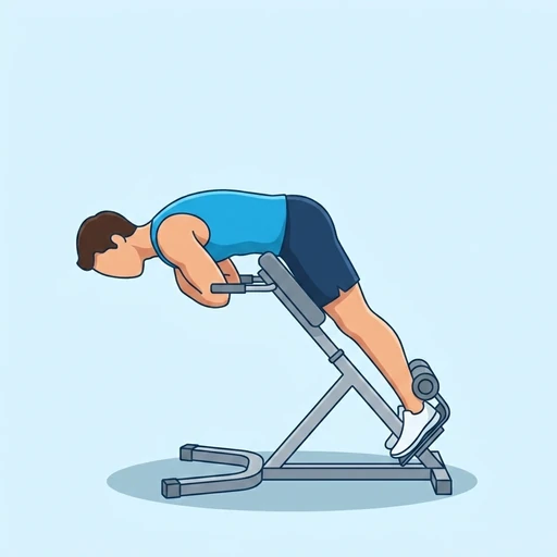 Back Extension — start position, flat illustration