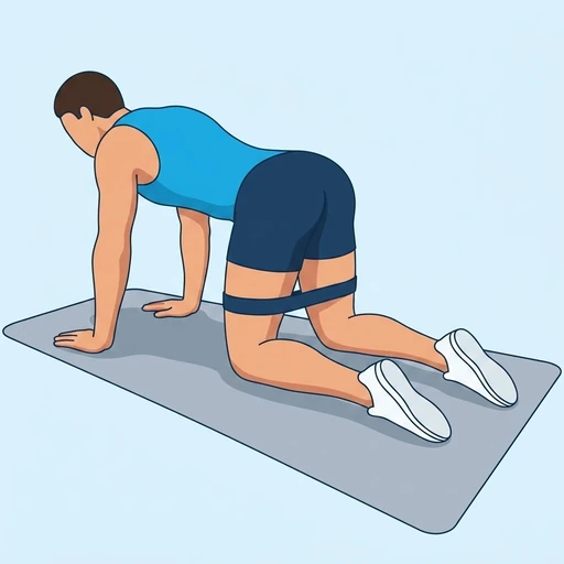 Banded Fire Hydrant — start position, flat illustration
