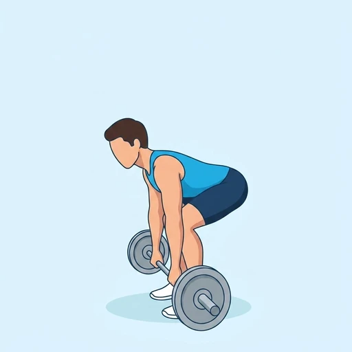 Clean — start position, flat illustration