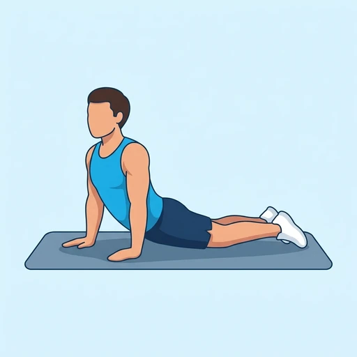 Cobra Stretch, flat illustration