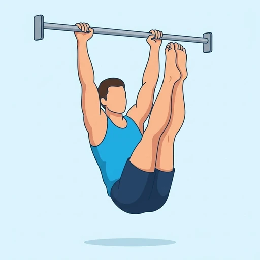 Hanging Pike — peak position, flat illustration
