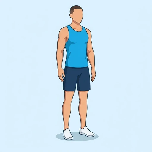 Pilates Roll Down — start position, flat illustration
