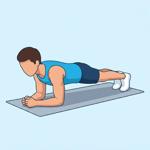 Plank, flat illustration
