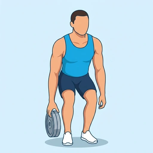 Plate Pinch — start position, flat illustration