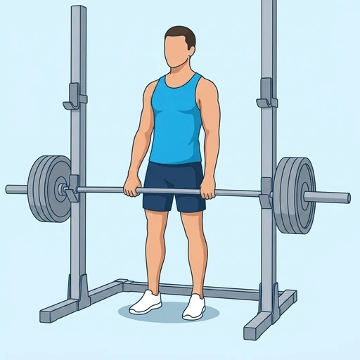 Rack Pull — peak position, flat illustration