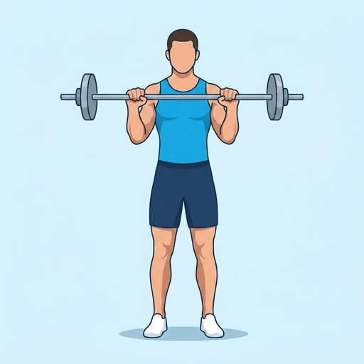 Reverse Curl — peak position, flat illustration