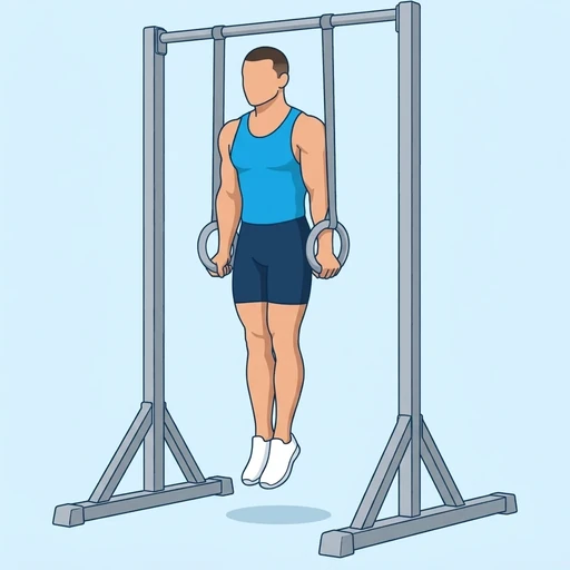 Ring Support Hold, flat illustration