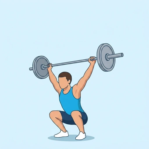 Snatch — peak position, flat illustration