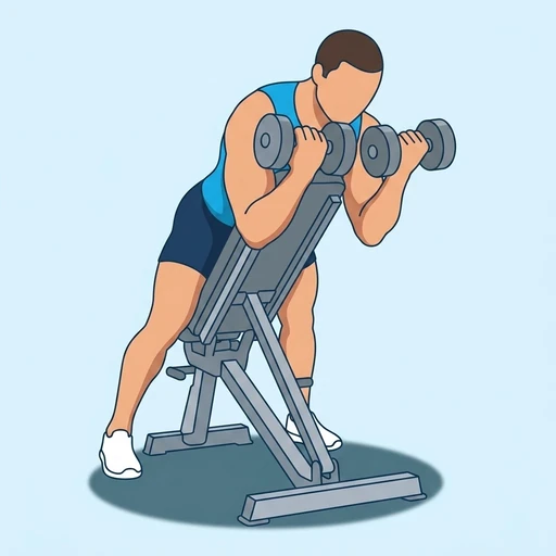 Spider Curl — peak position, flat illustration