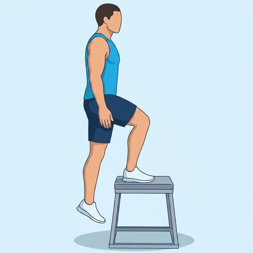 Step Ups — peak position, flat illustration