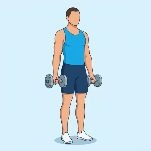 Strict Curl — start position, flat illustration