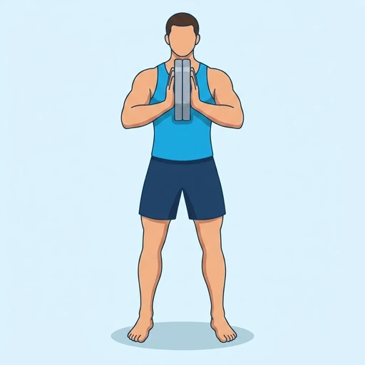 Svend Press — start position, flat illustration