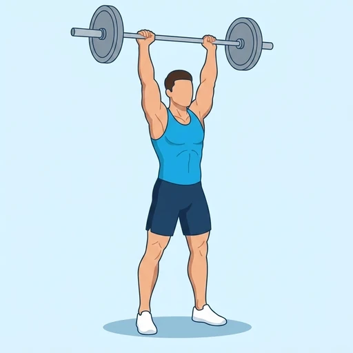 Thruster — peak position, flat illustration