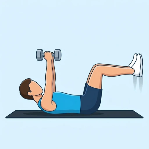 Weighted Wall Crunch — peak position, flat illustration